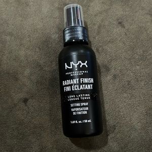 NYX radiant finish setting spray.